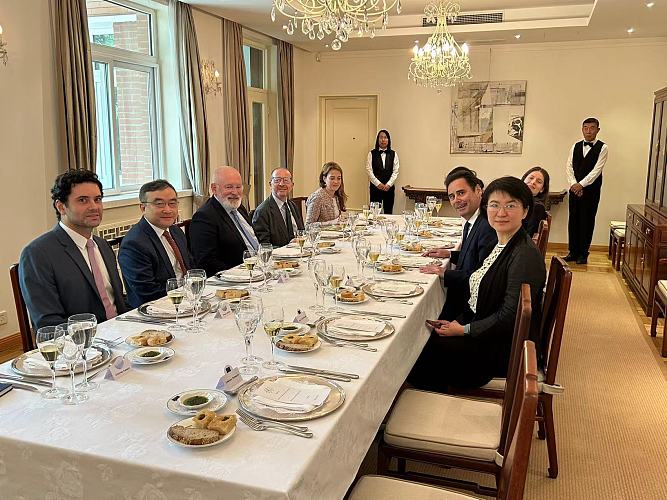 Lunch Meeting with H.E. Frans Timmermans, executive vice president of the European Commission